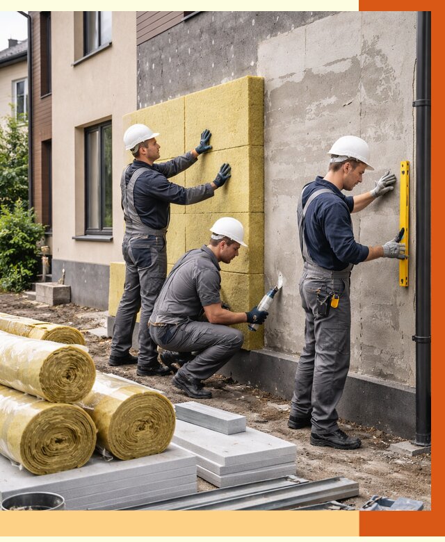 Утепление таунхауса в Абакане от 7355 руб/м2 — комплекс под ключ | ТепломастерБкн