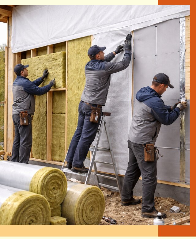 Утепление каркасного дома в Абакане от 4290 руб./м2 — профессионально | ТепломастерБкн