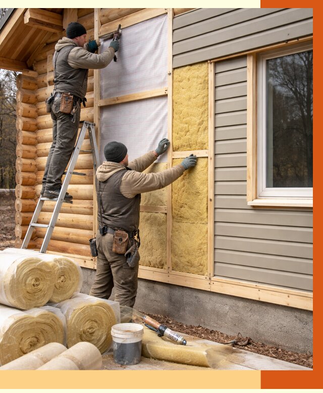 Утепление деревянного дома в Абакане от 6333 руб./м2 — заказать работы | ТепломастерБкн