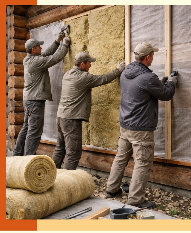 Утепление деревянного дома в Абакане эффективными технологиями