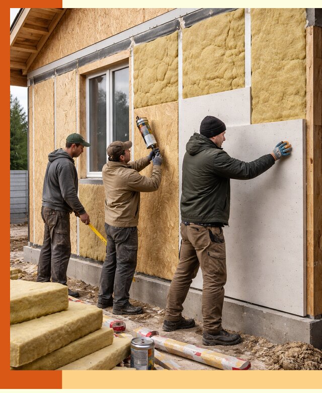 Профессиональное утепление дома из SIP-панелей в Абакане