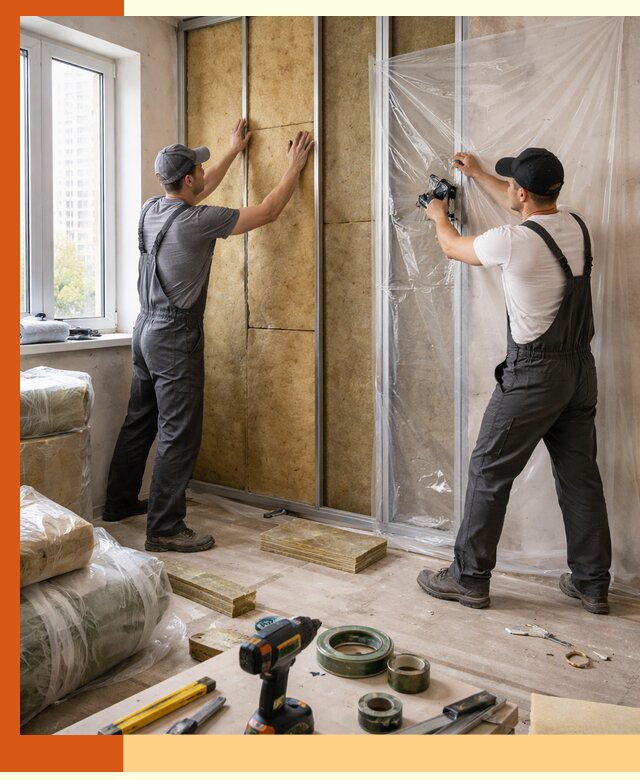 Утепление квартиры изнутри профессионально в Абакане