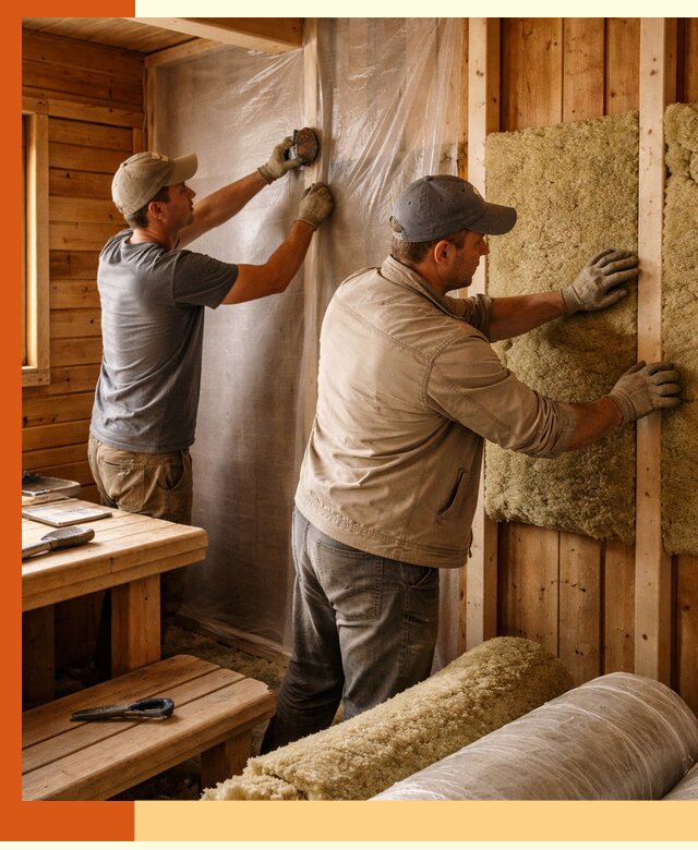 Утепление бани изнутри в Абакане качественно и недорого