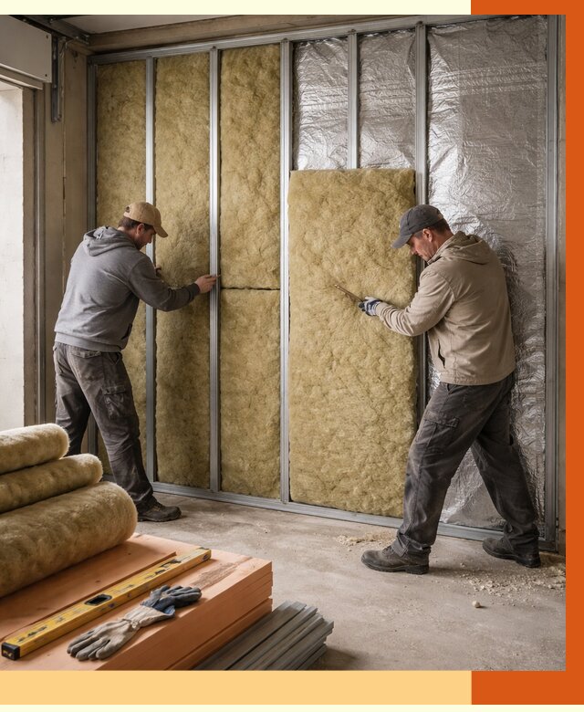 Утепление гаража изнутри в Абакане от 7661 руб/м2 — работы и цена | ТепломастерБкн