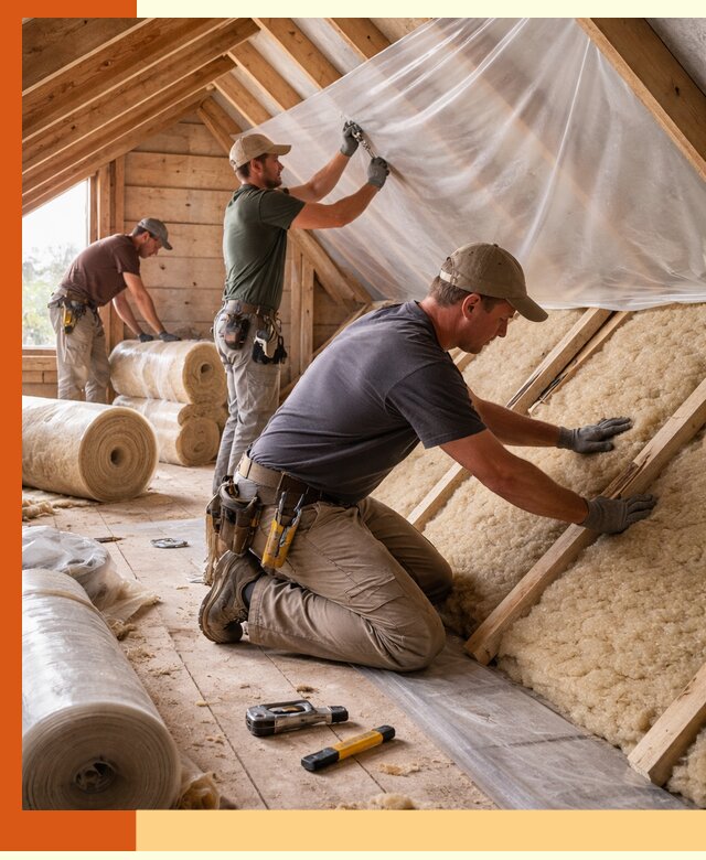 Утепление крыши изнутри в Абакане: профессионально и надежно