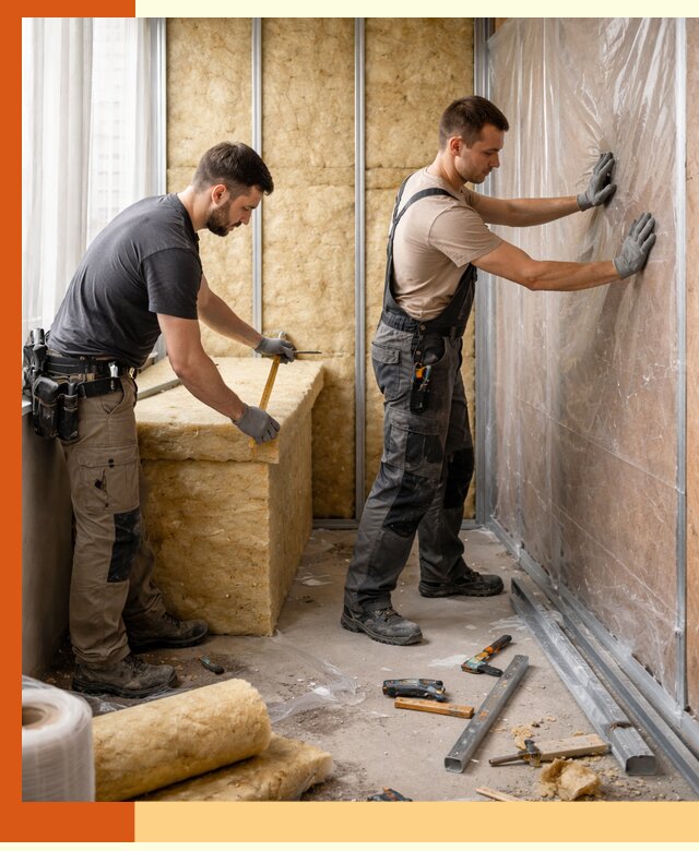 Профессиональное утепление лоджии в Абакане эффективно и надежно