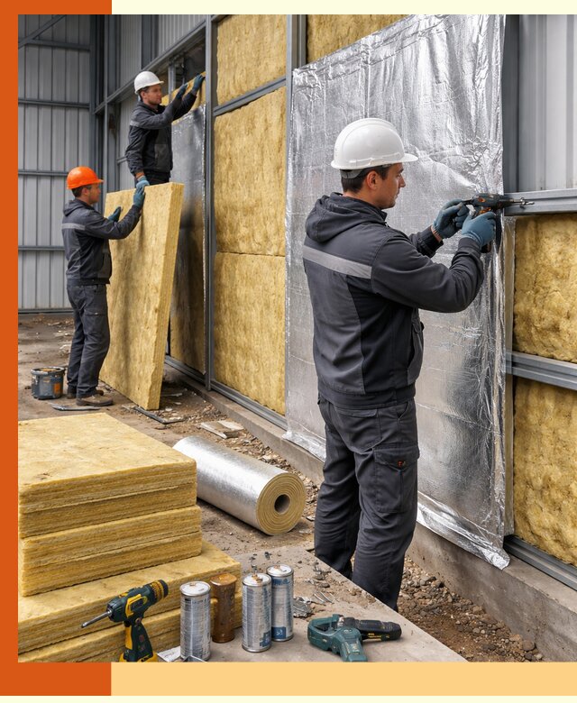 Утепление металлического ангара профессионально в Абакане