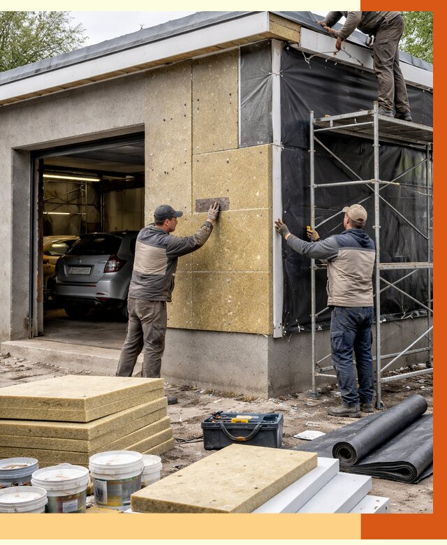 Утепление автосервиса в Абакане ппу, пеноизоляция, от 14812 руб/м2 — ТепломастерБкн