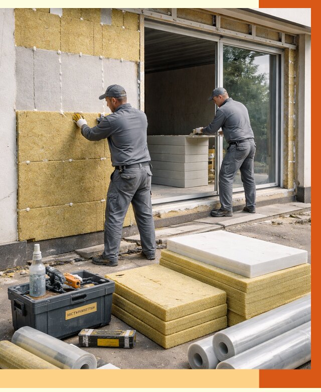 Утепление торгового павильона в Абакане от 14812 руб./м² под ключ | ТепломастерБкн