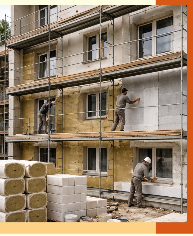 Утепление гостиницы в Абакане от 7355 руб./м2 — комплексно, ППУ, под ключ | ТепломастерБкн