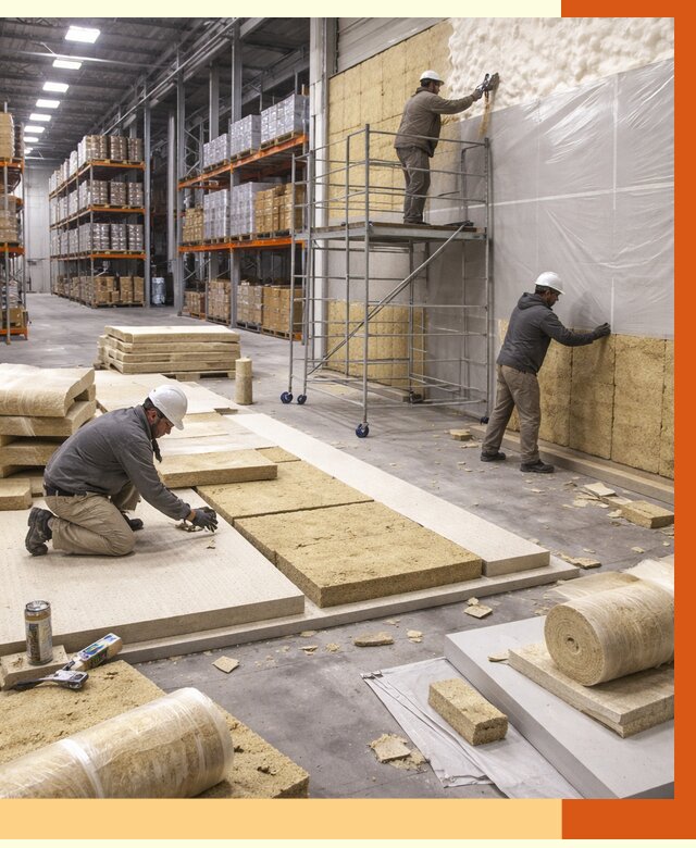 Утепление складского терминала в Абакане от 7661 руб./м² под ключ | ТепломастерБкн