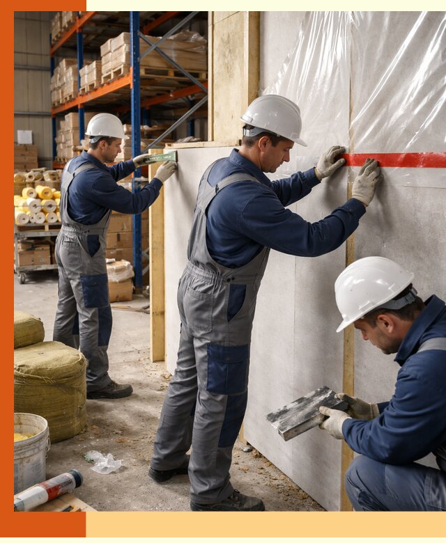 Утепление теплого склада под ключ в Абакане