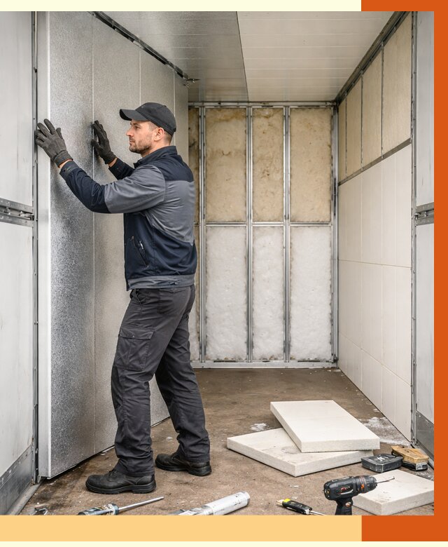 Утепление холодильного кузова в Абакане от 13790 руб. под ключ | ТепломастерБкн