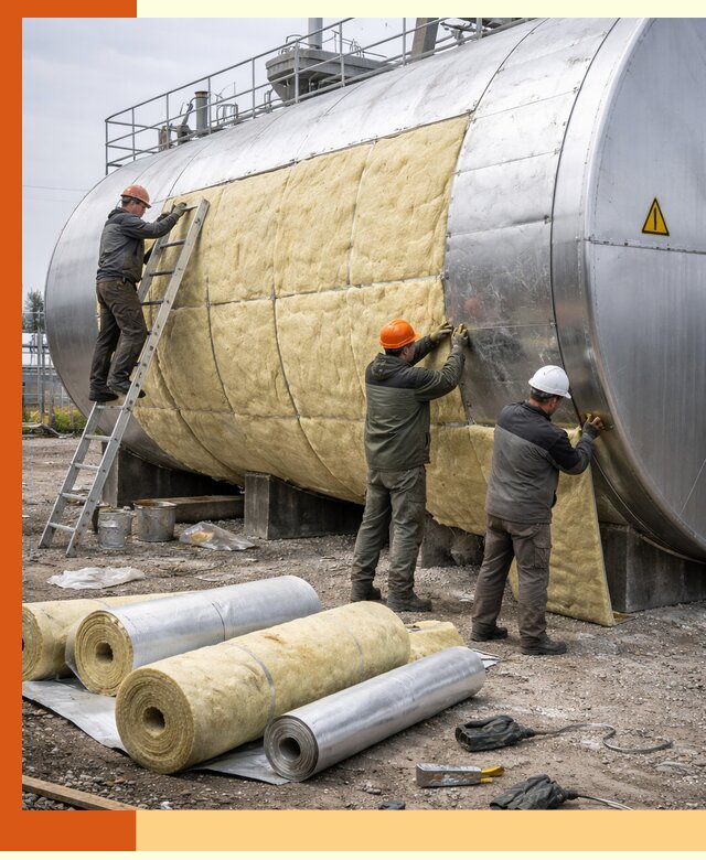 Утепление резервуаров с топливом в Абакане надежно и экономично