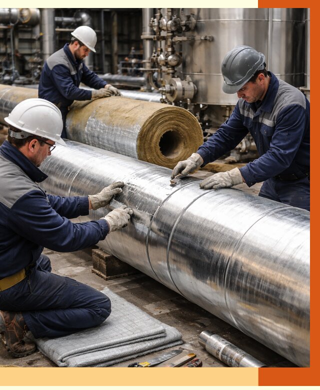 Утепление технологического оборудования в Абакане от 4290 руб. за м2 | ТепломастерБкн