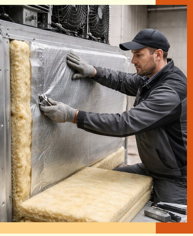 Утепление холодильного агрегата в Абакане от 8683 руб. под ключ | ТепломастерБкн