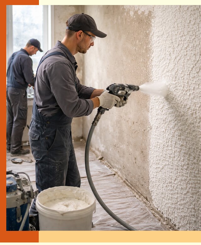 Утепление стен жидкой теплоизоляцией в Абакане для квартир и домов