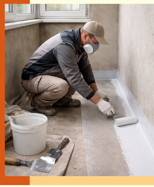 Утепление балкона жидкой теплоизоляцией в Абакане