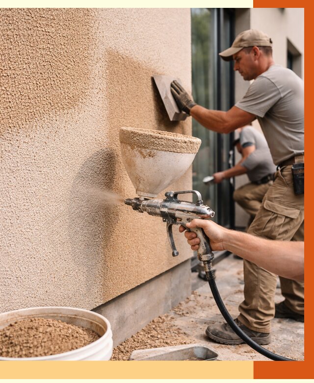 Утепление фасада жидкой пробкой в Абакане от 4903 руб./м² под ключ | ТепломастерБкн