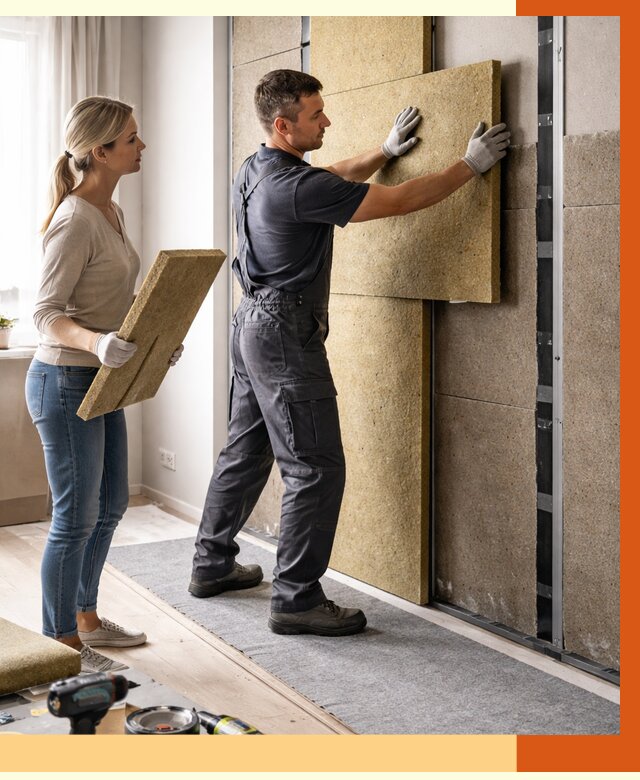 Профессиональная шумоизоляция квартиры в Абакане от 7661 руб. за м2 | ТепломастерБкн