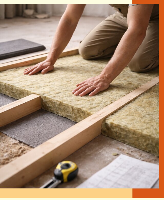 Шумоизоляция пола в Абакане от 1277 руб./м² — профессиональная звукоизоляция | ТепломастерБкн