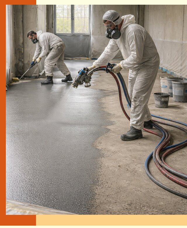 Гидроизоляция полимочевиной полов и конструкций в Абакане