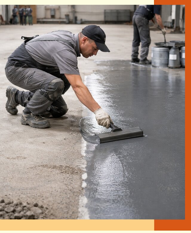 Гидроизоляция промышленного пола в Абакане от 1226 руб./м2 — ТепломастерБкн специалисты под ключ