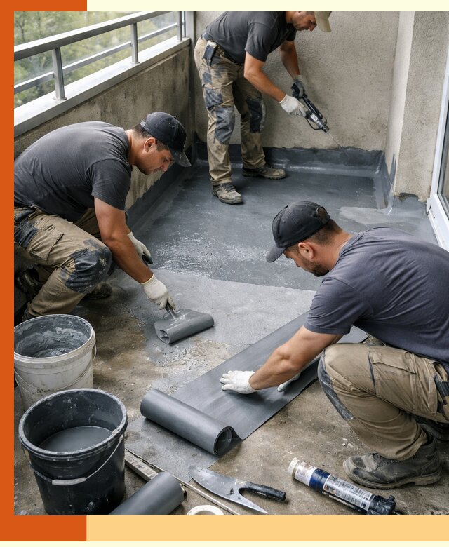 Гидроизоляция балкона в Абакане: надежная защита от протечек