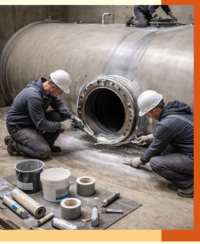 Гидроизоляция резервуара с топливом в Абакане от 76613 руб. под ключ | ТепломастерБкн